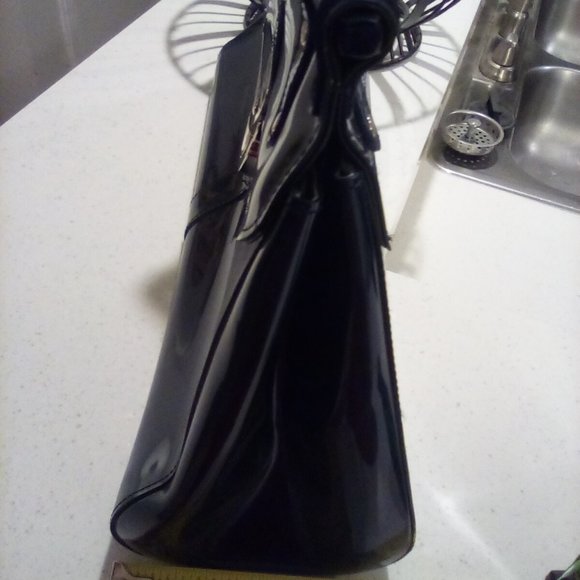 Beijo Patent Dark Blue Purse - Picture 12 of 14